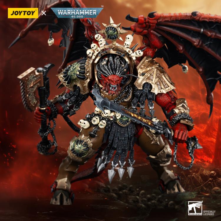 Warhammer 40K World Eaters Angron, Daemon Primarch of Khorne 1/18 Scale Action Figure