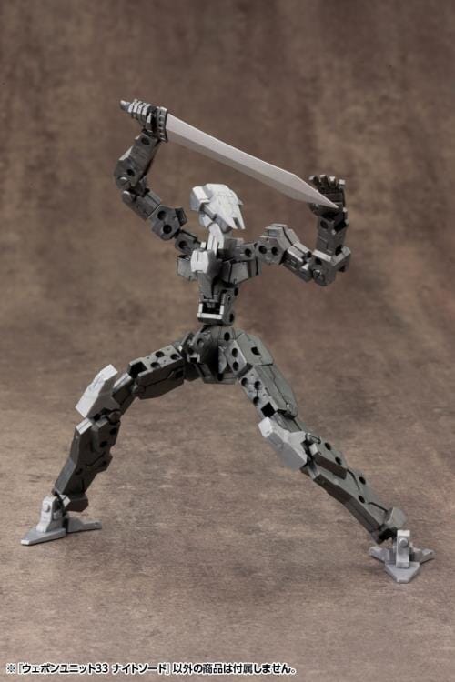 M.S.G. Modeling Support Goods Weapon Unit 33 Knight Sword