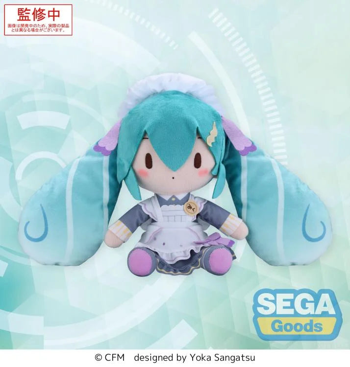 Vocaloid Fuwa Petit Hatsune Miku (Classical Maid) Medium Plush