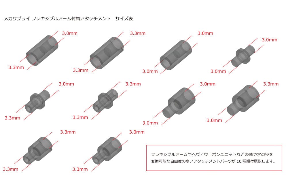 M.S.G. Modeling Support Goods Mecha Supply 02 Flexible Arms (Type B)
