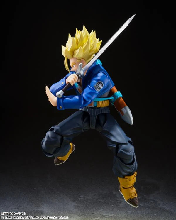 Dragon Ball Z S.H.Figuarts Super Saiyan Trunks (Boy from the Future) Action Figure