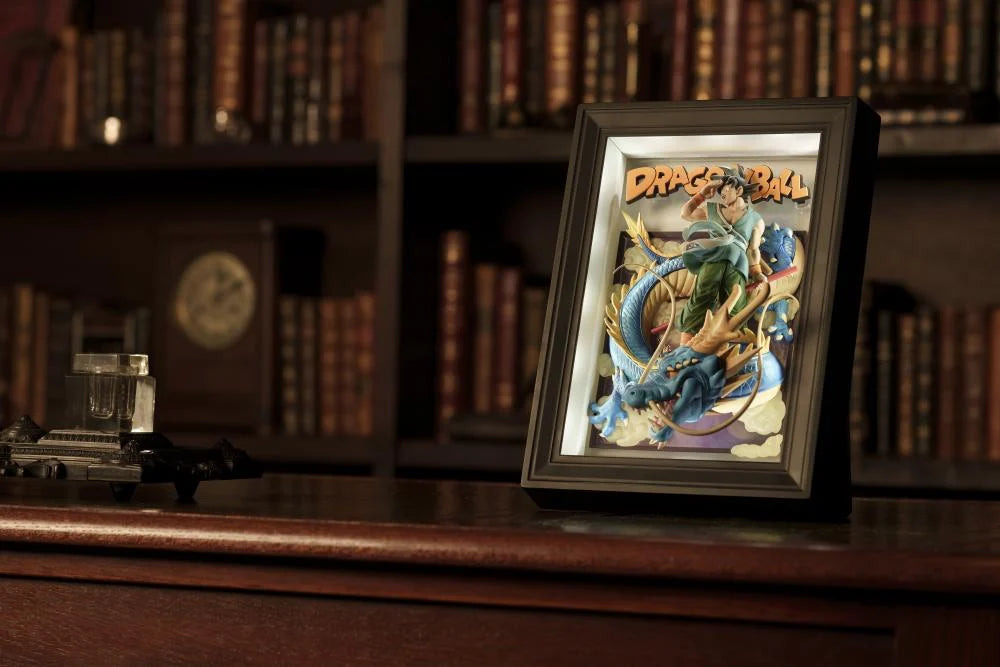 Dragon Ball Tamashii Art Goku and Dragon 3D Wall Art