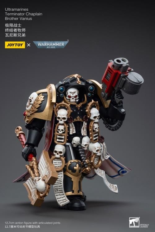 Warhammer 40K Ultramarines Terminator Chaplain Brother Vanius 1/18 Scale Figure