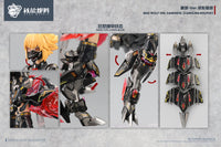 Cyber Forest Fantasy Girls Mad Wolf Ver. Darkness Carolina-Rolphe 1/12 Scale Model Kit