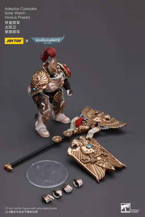 Warhammer 40K Adeptus Custodes Solar Watch Vexilus Praetor 1/18 Scale Figure
