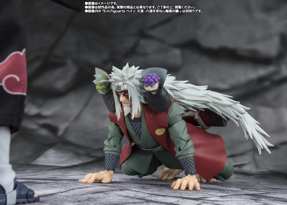 Naruto Shippuden S.H.Figuarts Jiraiya -Hidden Leaf Heroic Master Sage- (Sage Mode Set) Action Figure