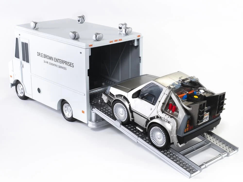 Back to the Future Q Village QV-04 Time Machine (Deluxe Edition) Model Kit Set