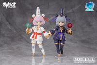 A.T.K. Girl Black and White Impermanence Set of 2 Figures (Collection Card Ver.) 1/12 Scale Model Kit
