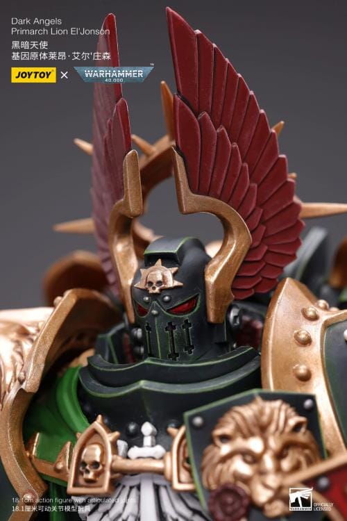 Warhammer 40k Dark Angels Primarch Lion El'Jonson 1/18 Scale Figure