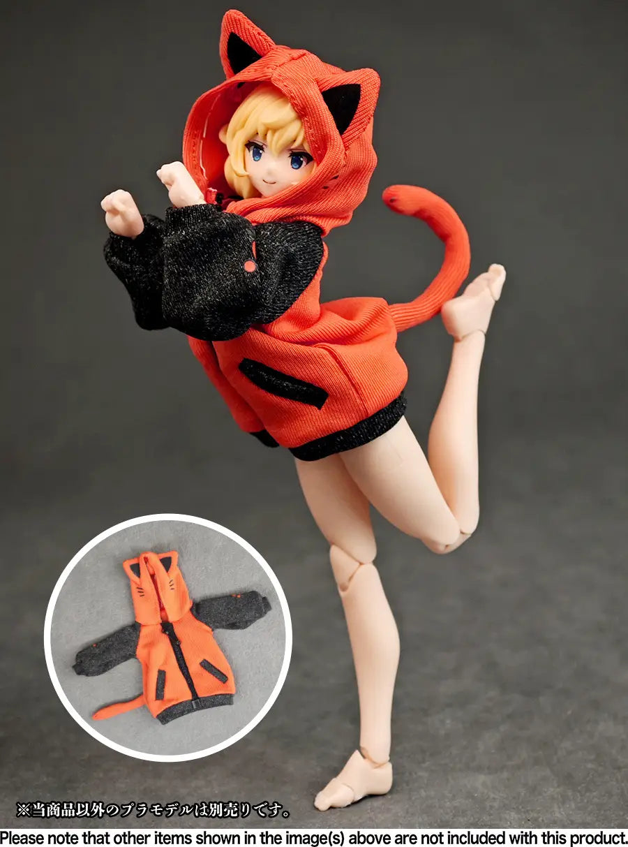 Party Animal Girl Room Wear Cat Hoodie