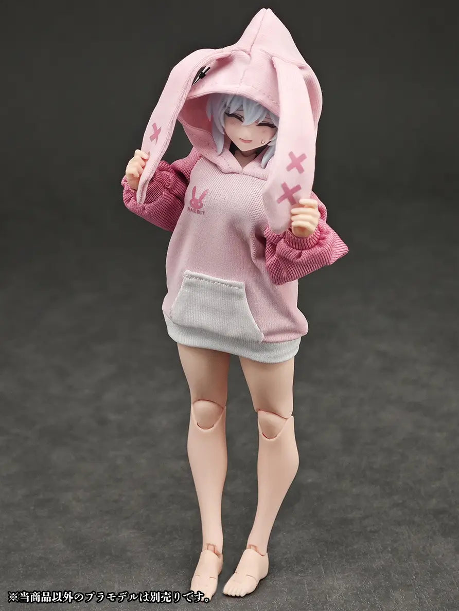Party Animal Girl Room Wear Rabbit Hoodie