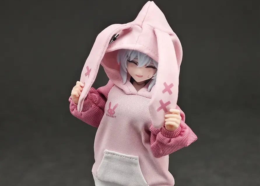Party Animal Girl Room Wear Rabbit Hoodie