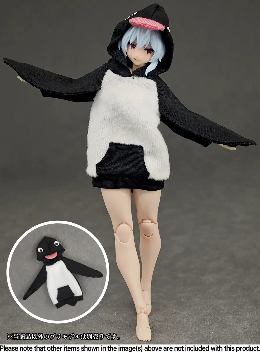 Party Animal Girl Room Wear Penguin Hoodie