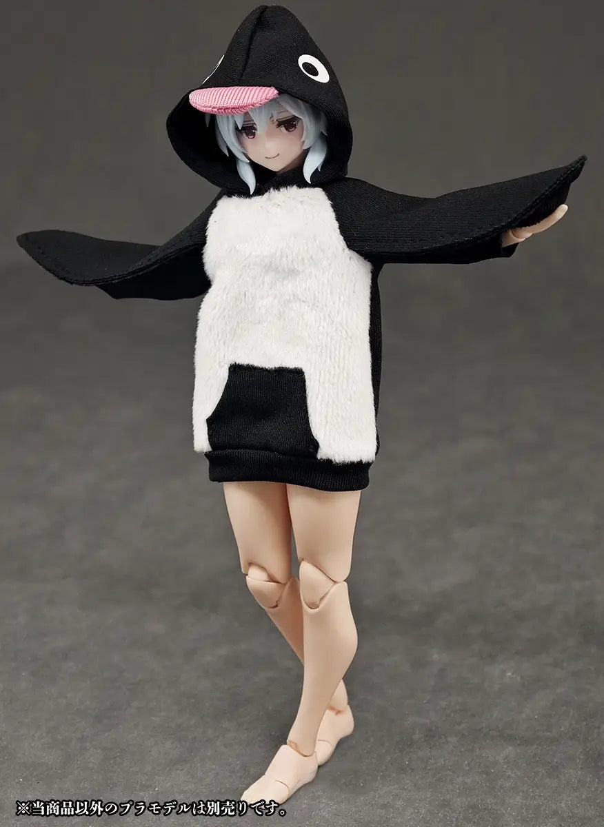 Party Animal Girl Room Wear Penguin Hoodie