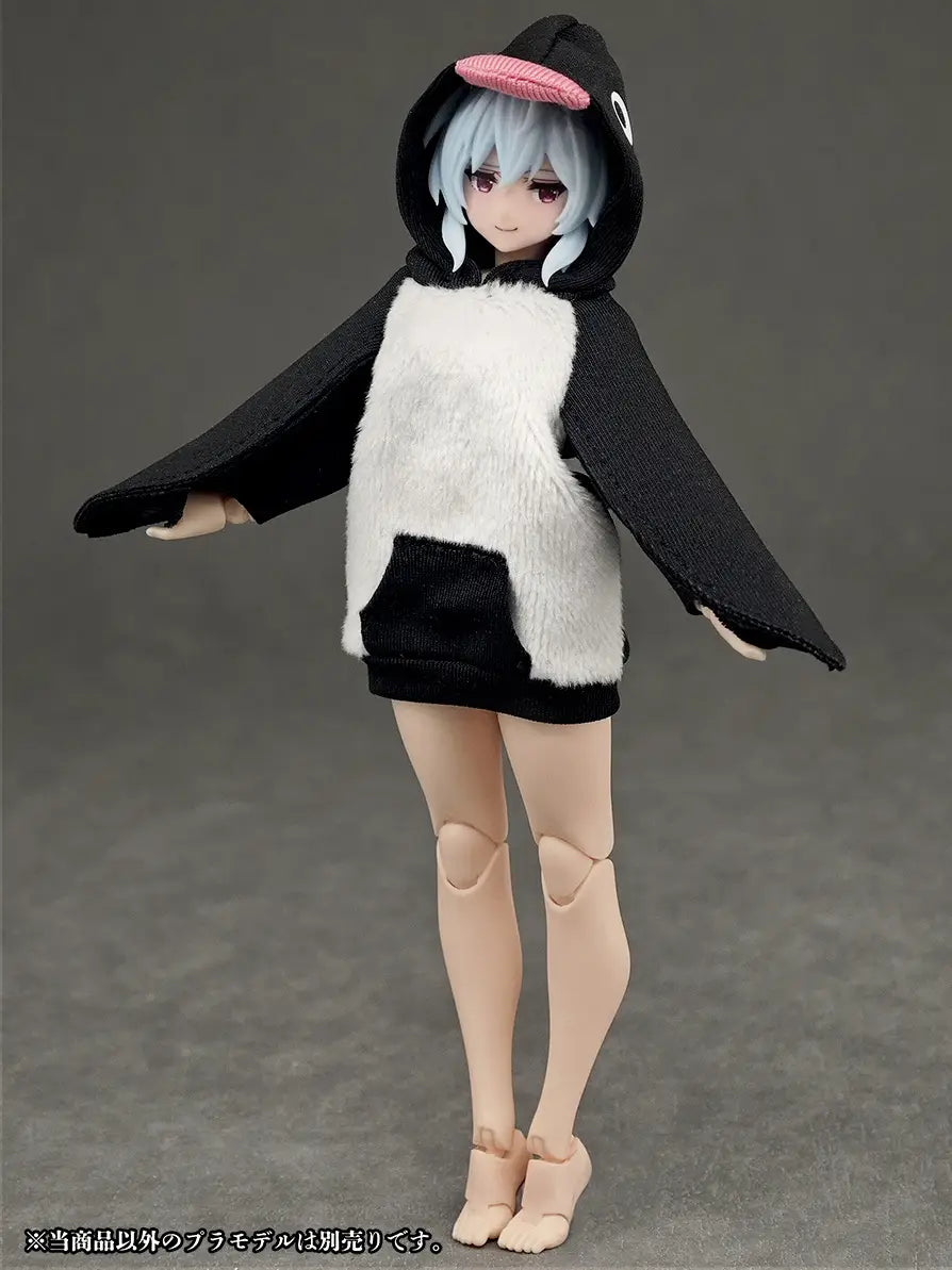 Party Animal Girl Room Wear Penguin Hoodie