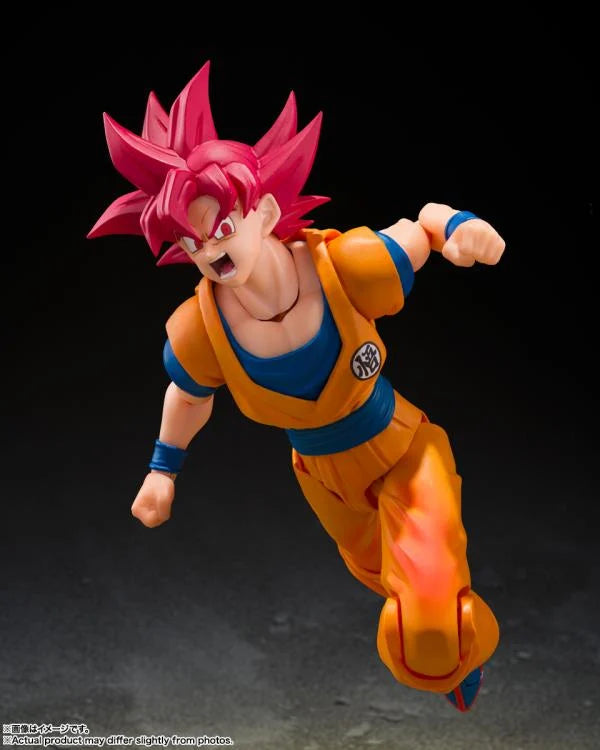 Dragon Ball Super S.H.Figuarts Super Saiyan God Goku (God Aura) Action Figure