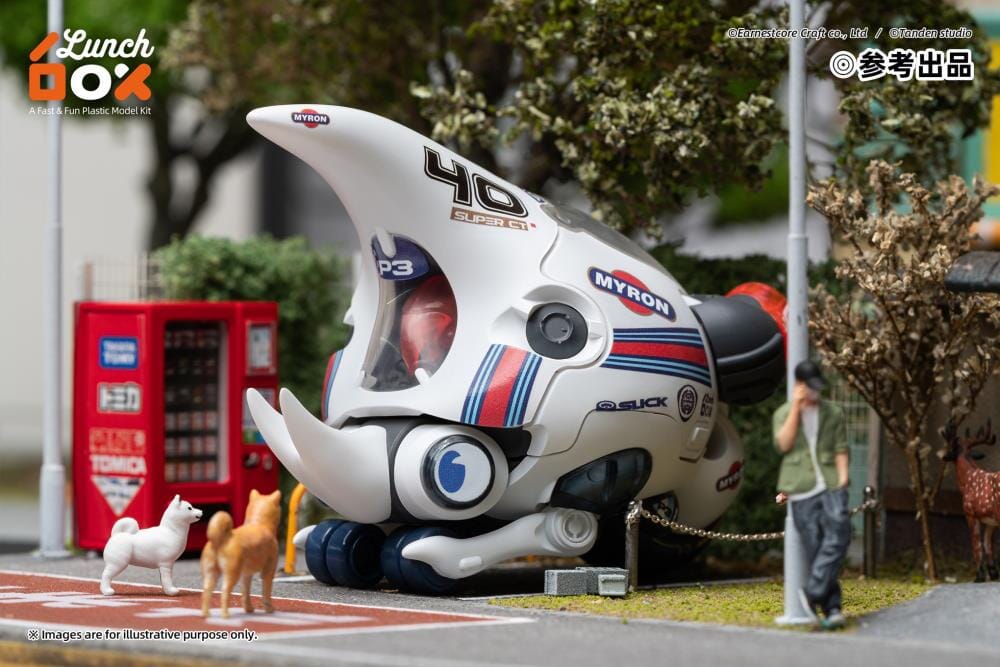 LunchBox Dynastes (White Porchee Ver.) Limited Edition Model Kit