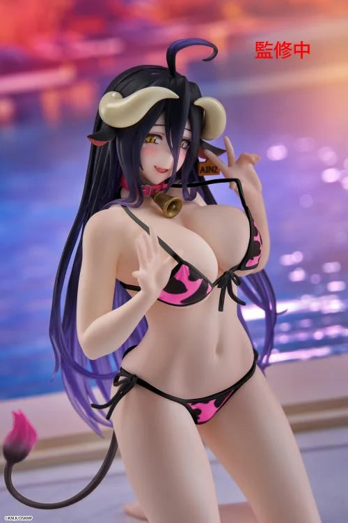 Overlord Desktop Cute Albedo (Cow-Print Swimsuit Ver.) Figure (Renewal Edition)