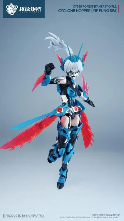 Cyber Forest Fantasy Girls Cyclone Hopper Yip Fung Sim 1/12 Scale Model Kit (With Bonus)