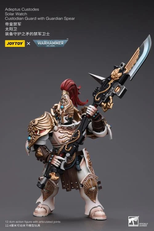 Warhammer 40K Adeptus Custodes Solar Watch Custodian Guard with Guardian Spear 1/18 Scale Figure