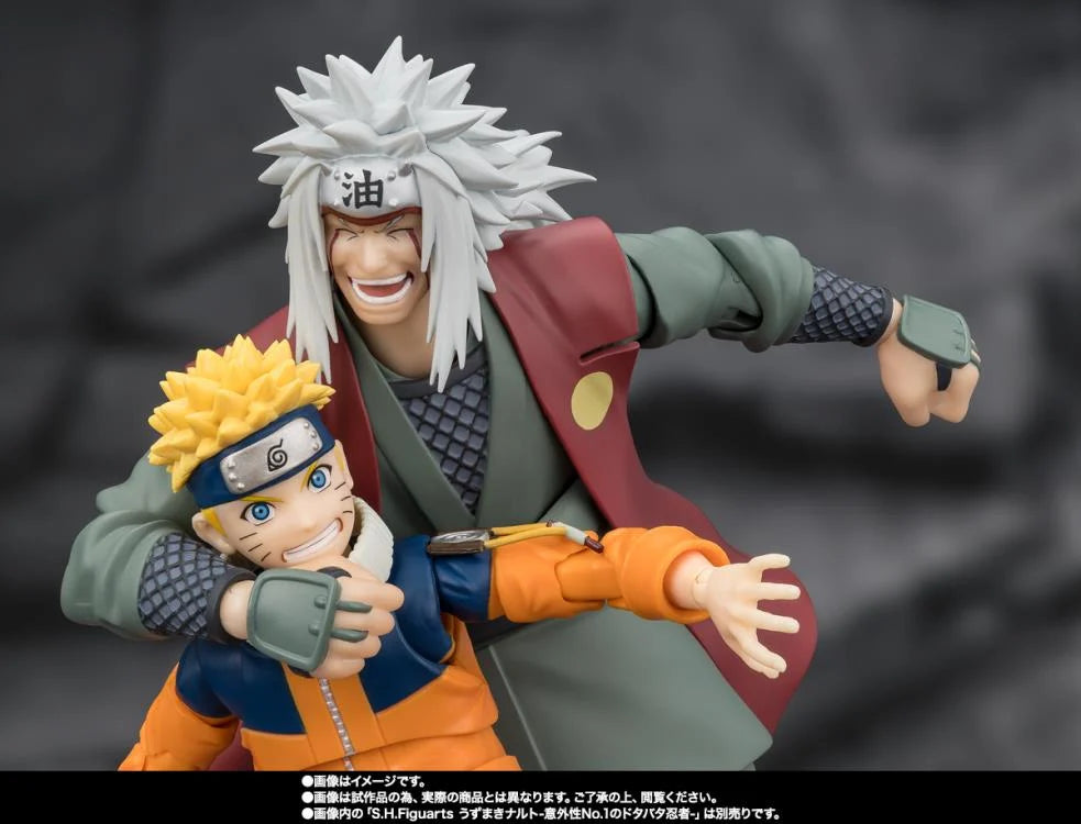 Naruto Shippuden S.H.Figuarts Jiraiya -Hidden Leaf Heroic Master Sage- (Sage Mode Set) Action Figure