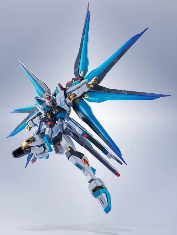 Gundam 45th Anniversary x Hatsune Miku Metal Robot Spirits Strike Freedom Gundam Type II (Hatsune Miku Ver.) Action Figure
