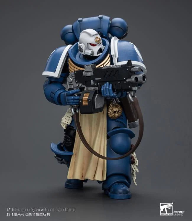 Warhammer 40K Ultramarines Sternguard Veteran with Auto Bolt Rifle 1/18 Scale Action Figure