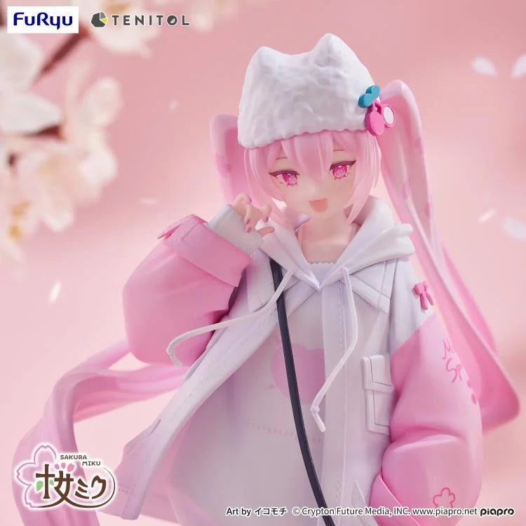 Vocaloid Tenitol Petit Sakura Miku (Cool Style) Figure