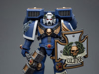 Warhammer 40k Ultramarines Vanguard Veteran with Thunder Hammer & Storm Shield 1/18 Scale Figure
