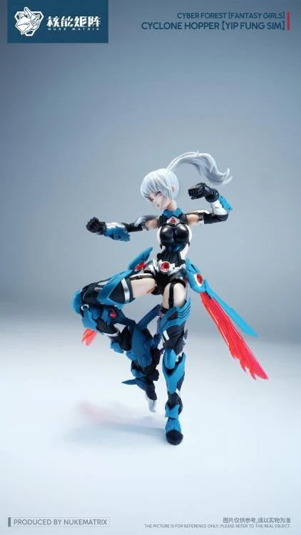 Cyber Forest Fantasy Girls Cyclone Hopper Yip Fung Sim 1/12 Scale Model Kit (With Bonus)