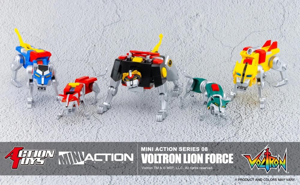 Voltron Defender of the Universe Mini Action Series 08 Voltron Lion Force Action Figure