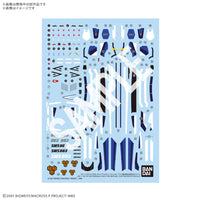 Macross Frontier HG VF-25G Messiah Valkyrie (Michael Blanc Custom) Water Slide Decals Sheet