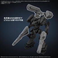 Armored Core VI Weapon Set 09 mounted on a 30MM kit