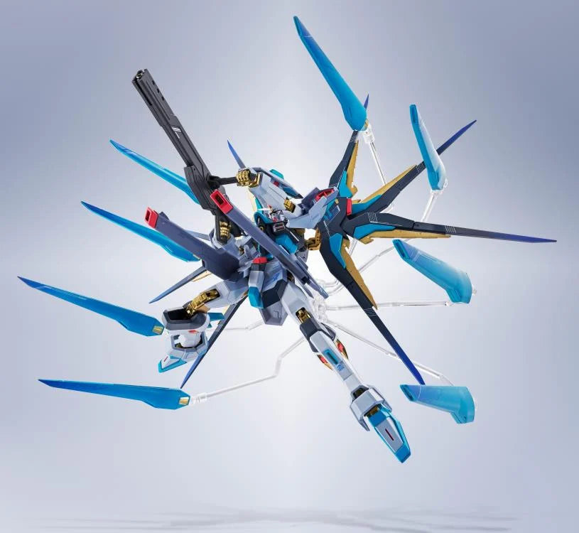 Gundam 45th Anniversary x Hatsune Miku Metal Robot Spirits Strike Freedom Gundam Type II (Hatsune Miku Ver.) Action Figure