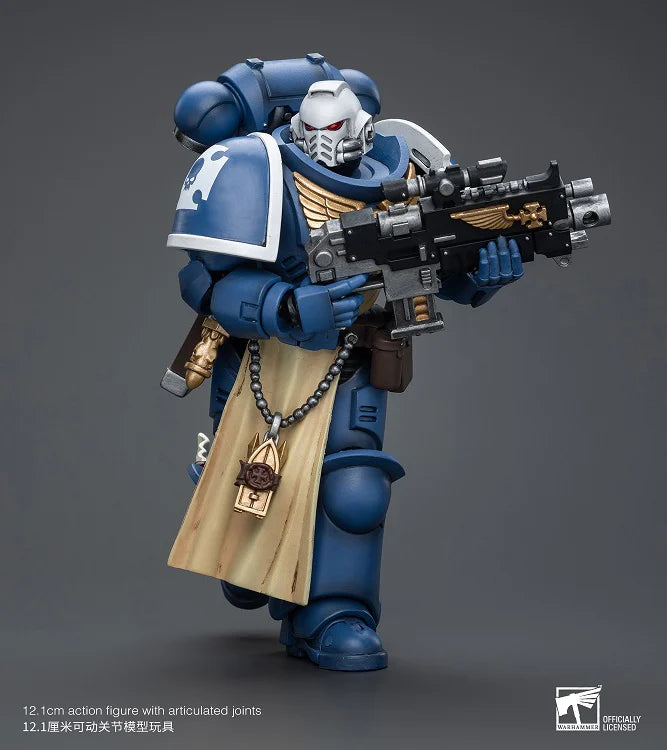 Warhammer 40K Ultramarines Sternguard Veteran with Bolt Rifle 1/18 Scale Action Figure