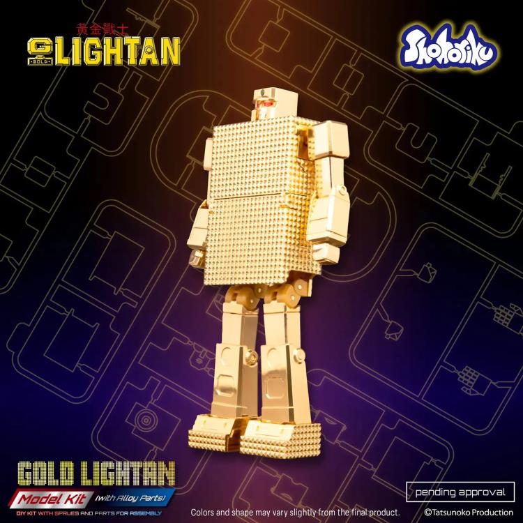 Golden Warrior Gold Lightan Gold Lightan Limited Edition Model Kit