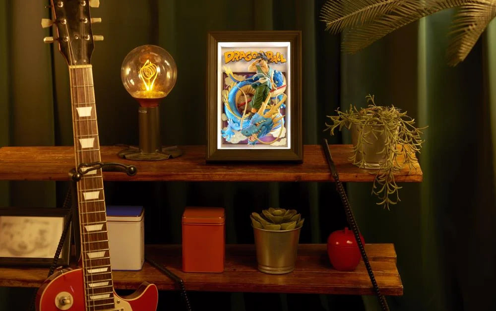 Dragon Ball Tamashii Art Goku and Dragon 3D Wall Art