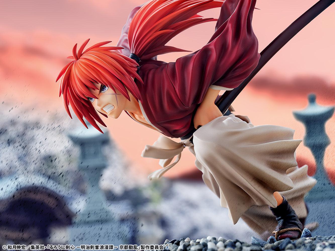 Rurouni Kenshin Meiji Swordsman Romantic Story Kenshin Himura (Dragon Flight of Heaven Ver.) 1/6 Scale Figure