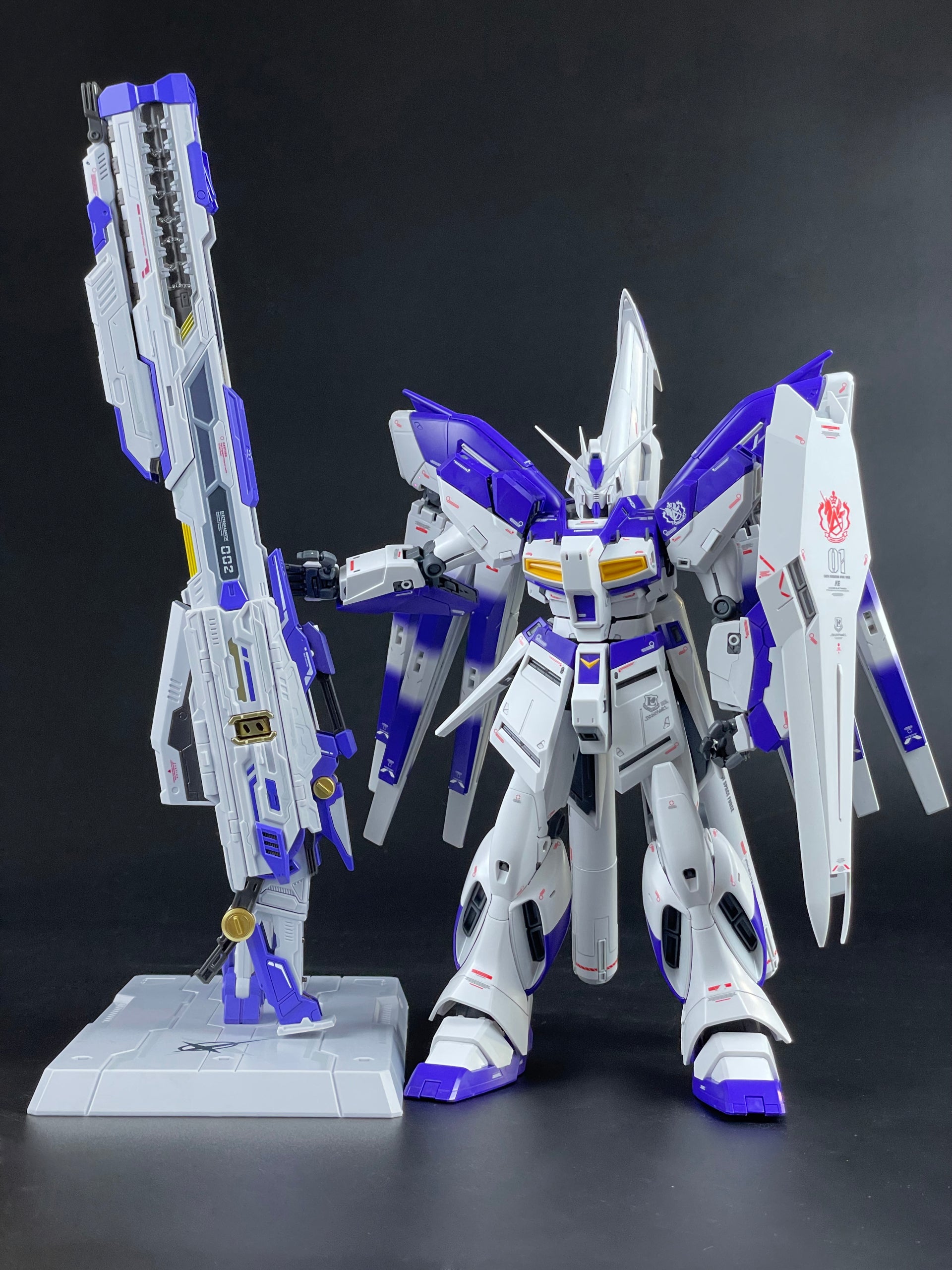 QianqiuShang Hyper Mega Bazooka Launcher Model Kit (Purple)