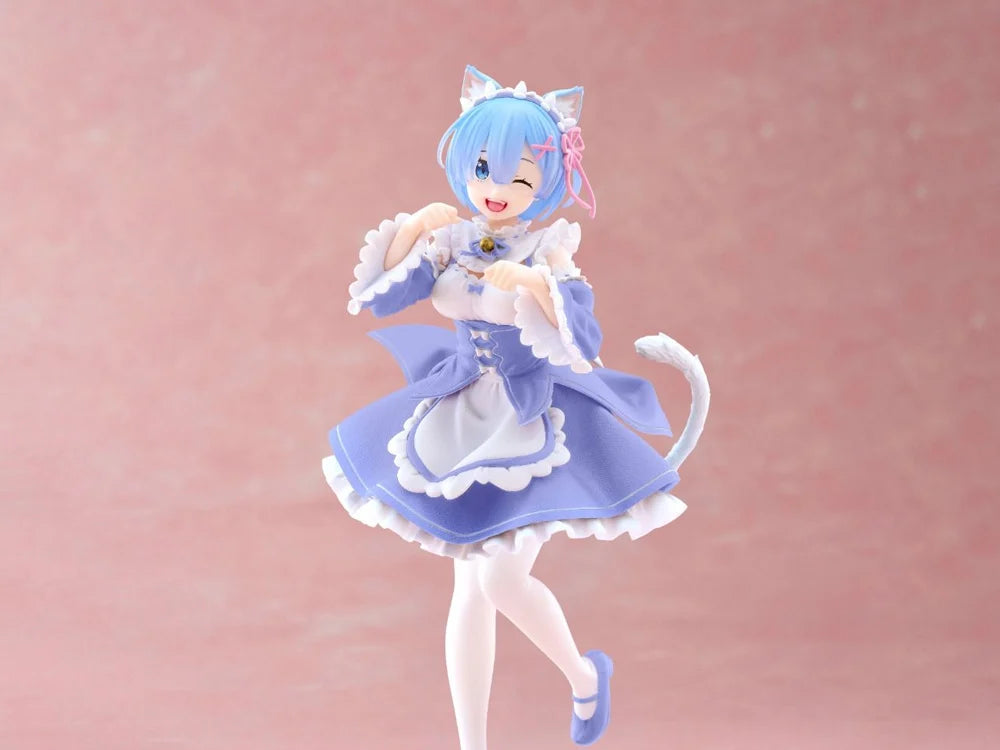 Re Zero Starting Life in Another World Rem (Cat Maid Ver.) Coreful Figure (Renewal Edition)