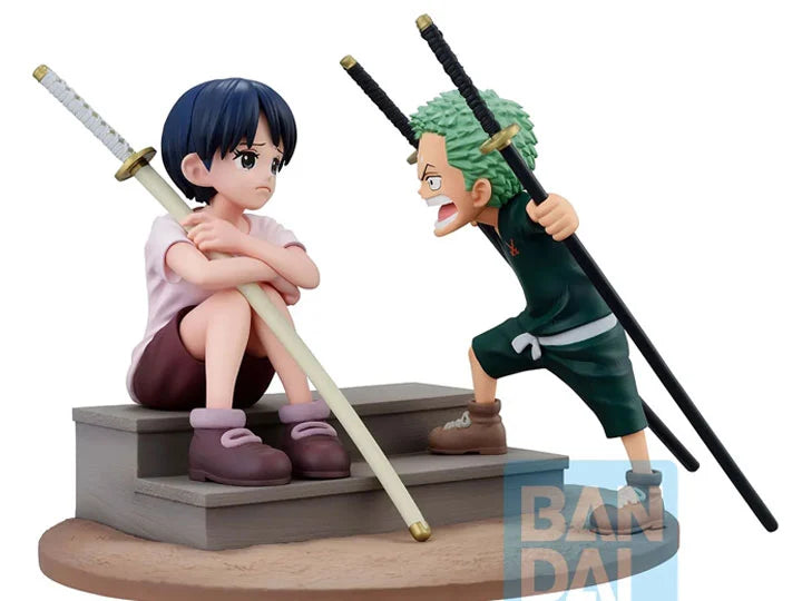 One Piece Ichibansho Revible Moment Roronoa Zoro & Kuina (Road to Dawn) Figure