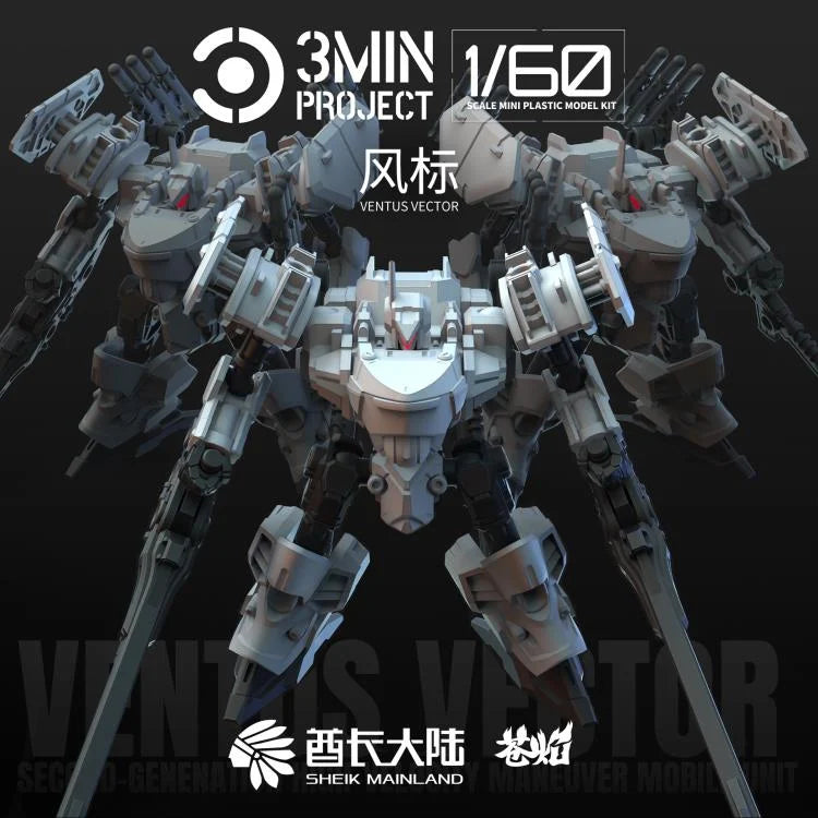 3 Min Project MUGE-R2 Ventus Vector 1/60 Scale Model Kit