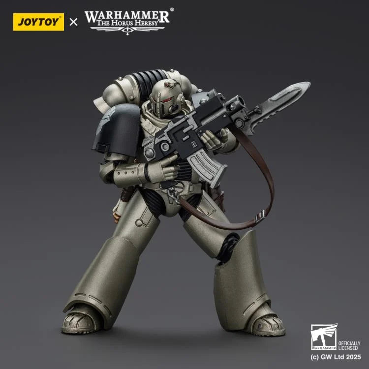 Warhammer The Horus Heresy Iron Warriors MKVI Tactical Sergeant with Power Sword and Plasma Pistol 1/18 Scale Action Figure