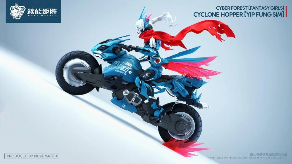 Cyber Forest Fantasy Girls Cyclone Hopper Yip Fung Sim 1/12 Scale Model Kit (With Bonus)