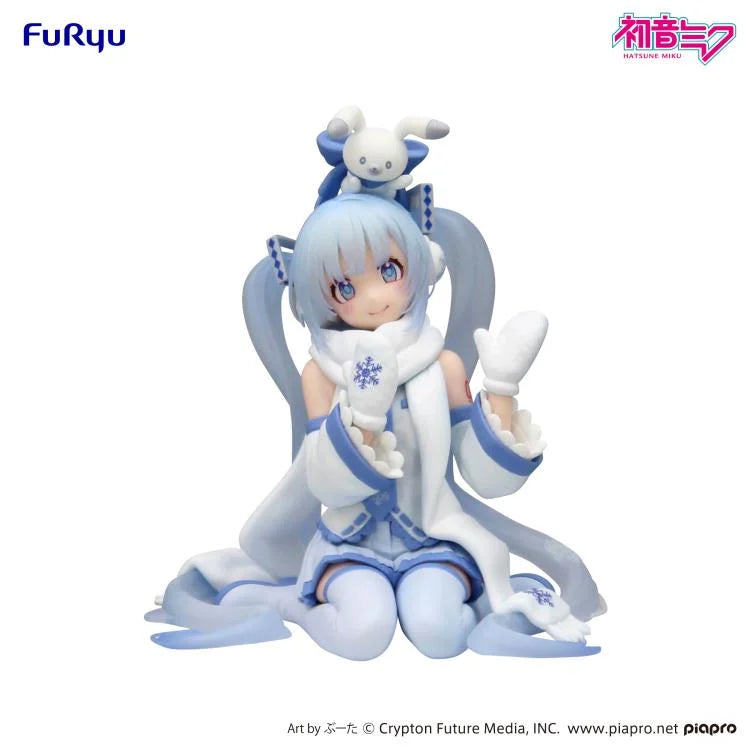 Vocaloid Snow Miku (Sky Town 10th Ver.) Noodle Stopper Figure