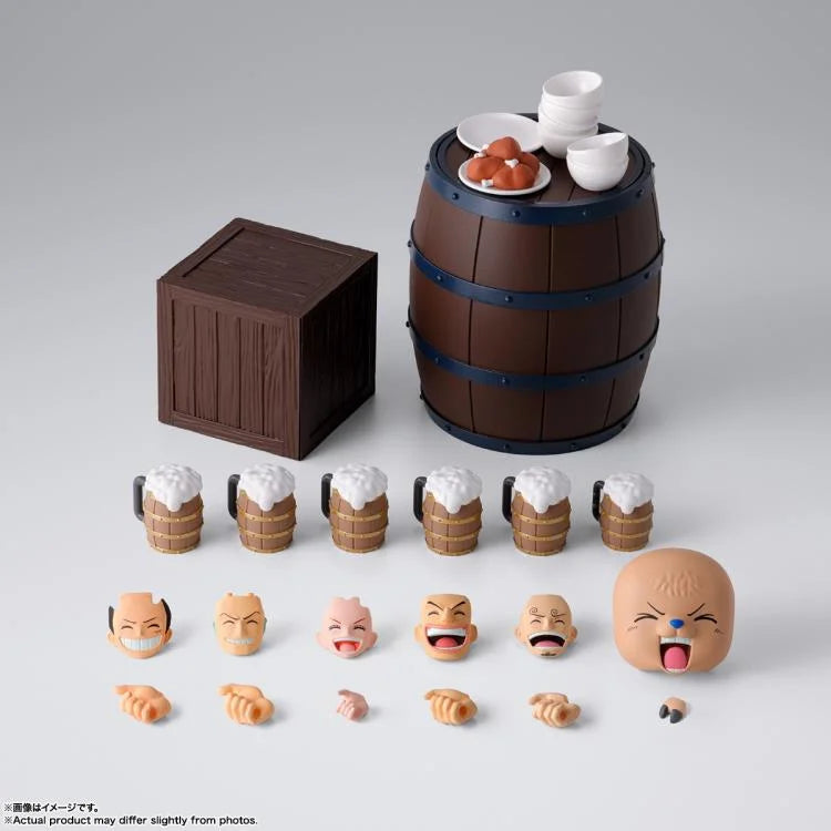 One Piece S.H.Figuarts Party Set (The Straw Hat Crew) Optional Parts Set