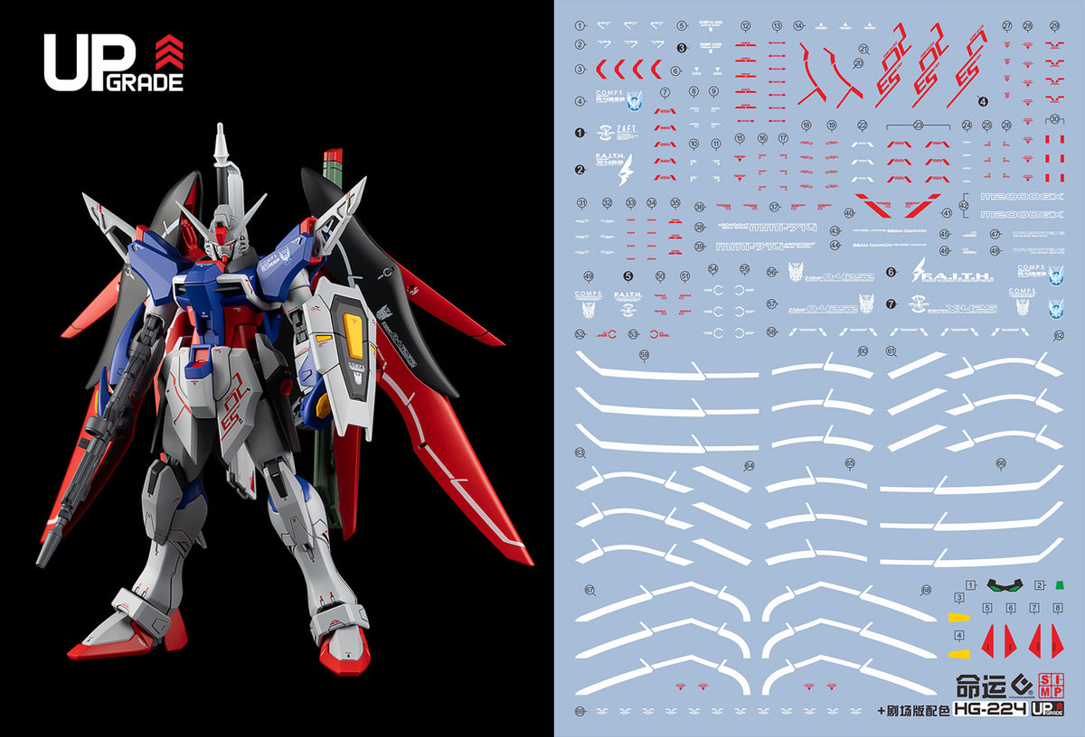 C107 HGCE Destiny Water Decal Sheet