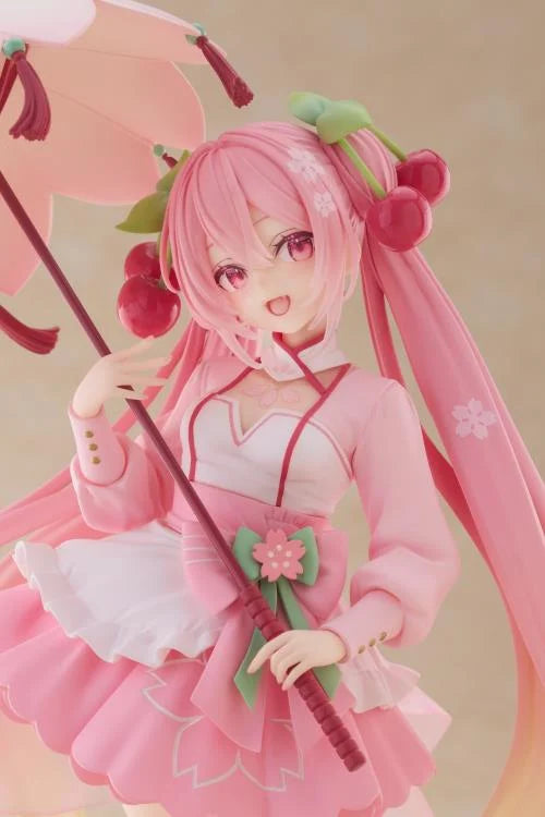 Vocaloid AMP+ Sakura Miku (Sakura Dress Ver.) Figure