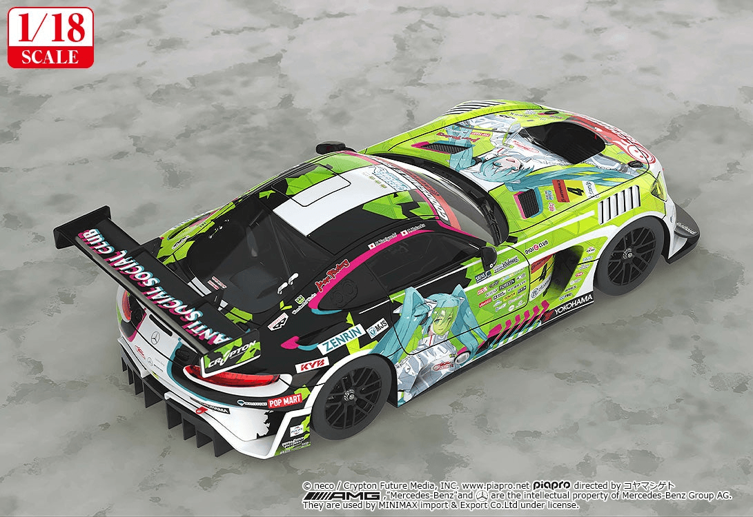 Hatsune Miku GT Project 1/18 Scale Good Smile Hatsune Miku AMG 2022 Season Opening Ver.