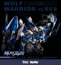 Crystal Envoy No. 2 Mecha Wolf Warrior (Mega Mode) 1/72 Scale Figure